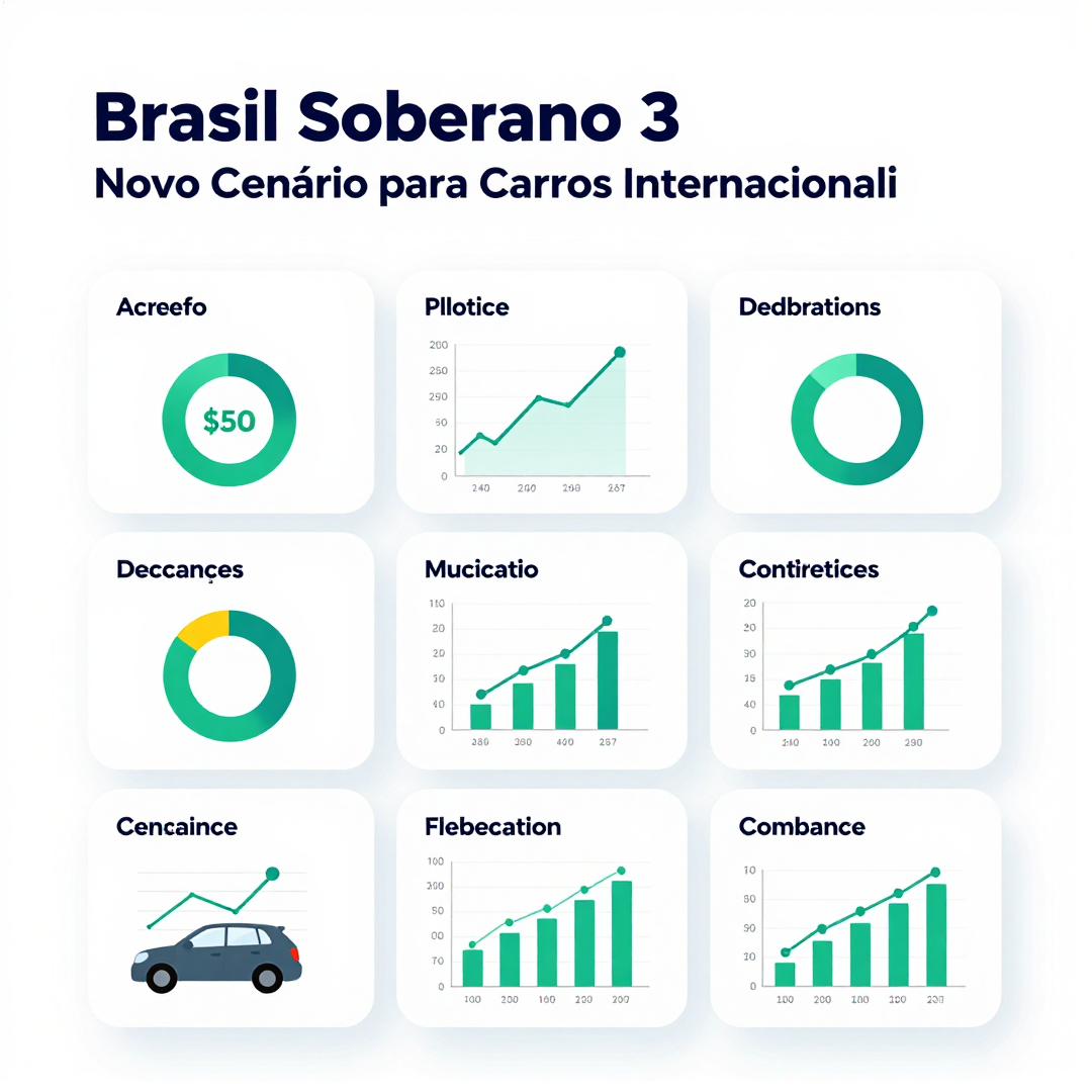 Infográfico - Brasil Soberano 3 e o Novo Cenário para Carros Internacionais e Elétricos no País
