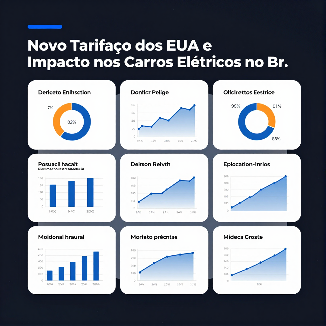 Infográfico - Novo Tarifaço dos EUA e o Impacto nos Carros Elétricos no Brasil