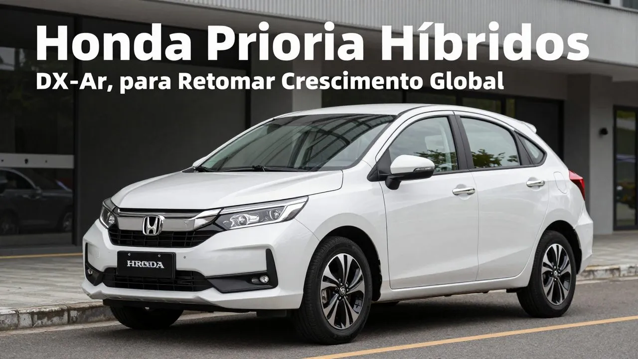 Honda Prioriza Híbridos para Retomar Crescimento Global e Nacional