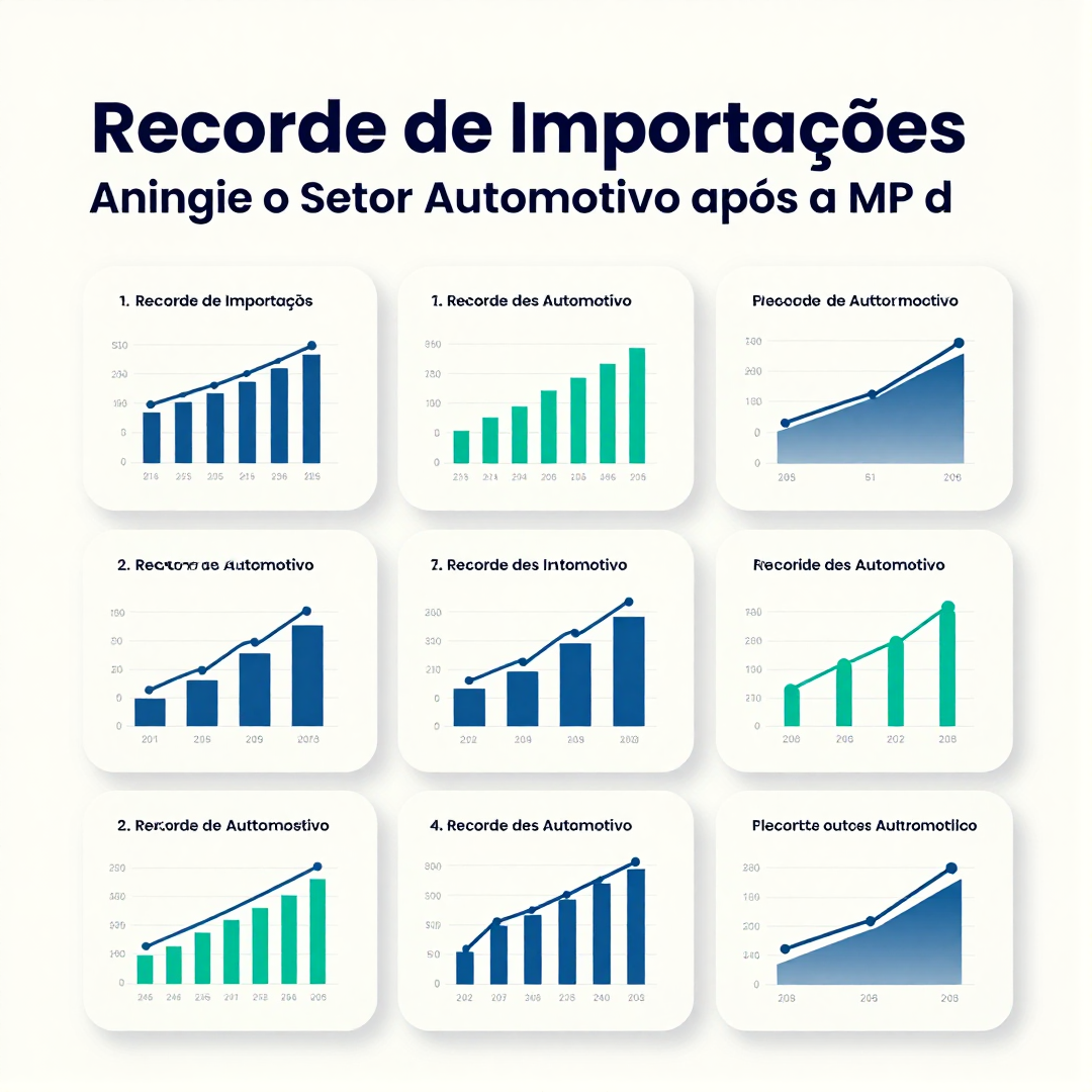 Infográfico - Recorde de Importações Atinge o Setor Automotivo Após a MP das Blusinhas