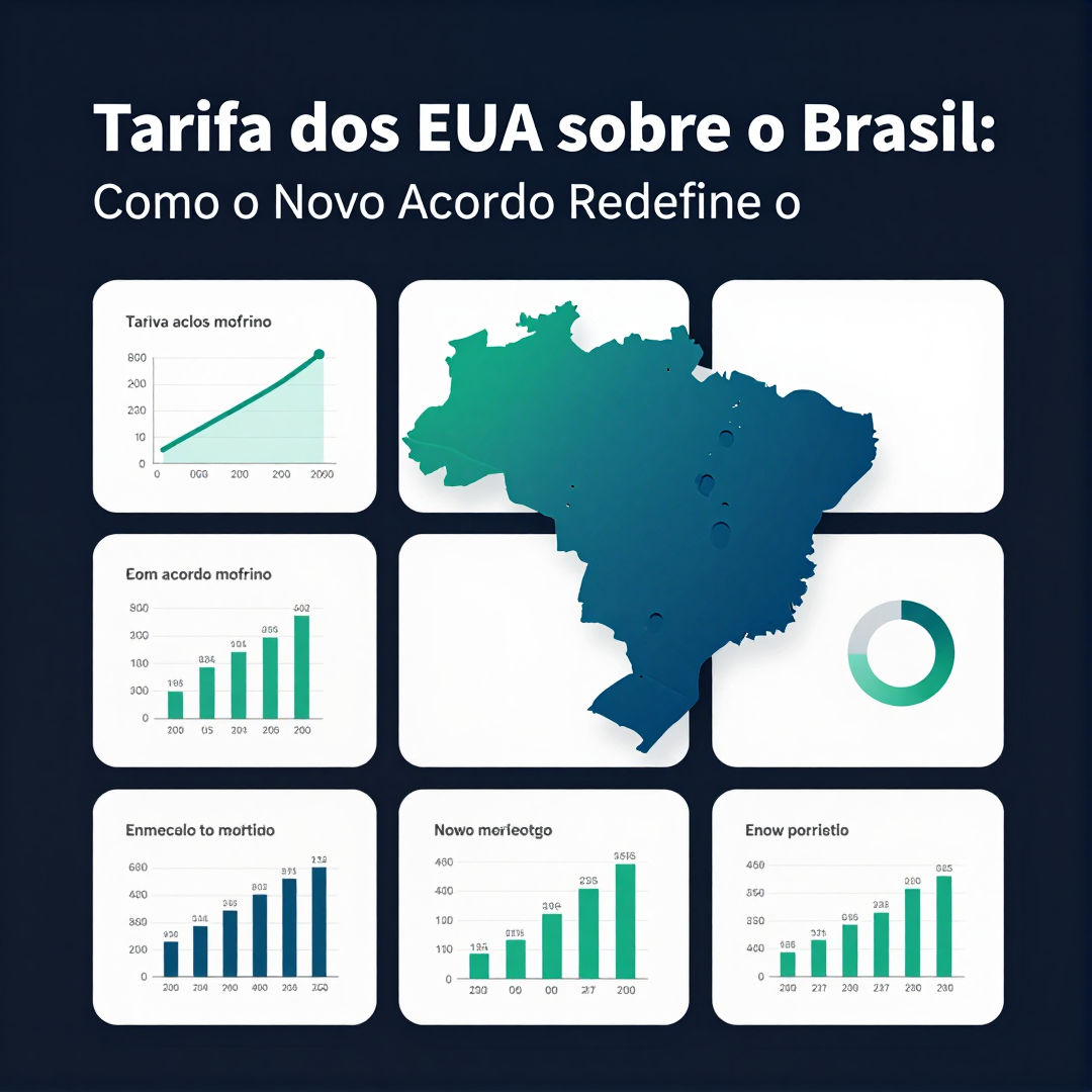 Infográfico - Tarifa dos EUA sobre o Brasil: Como o Novo Acordo Redefine o Mercado de Carros Elétricos e Internacionais