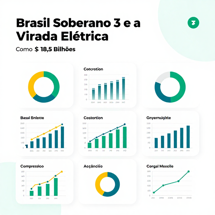 Infográfico - Brasil Soberano 3 e a Virada Elétrica: Como R$ 18,5 Bilhões Podem Impulsionar a Indústria Automotiva Nacional
