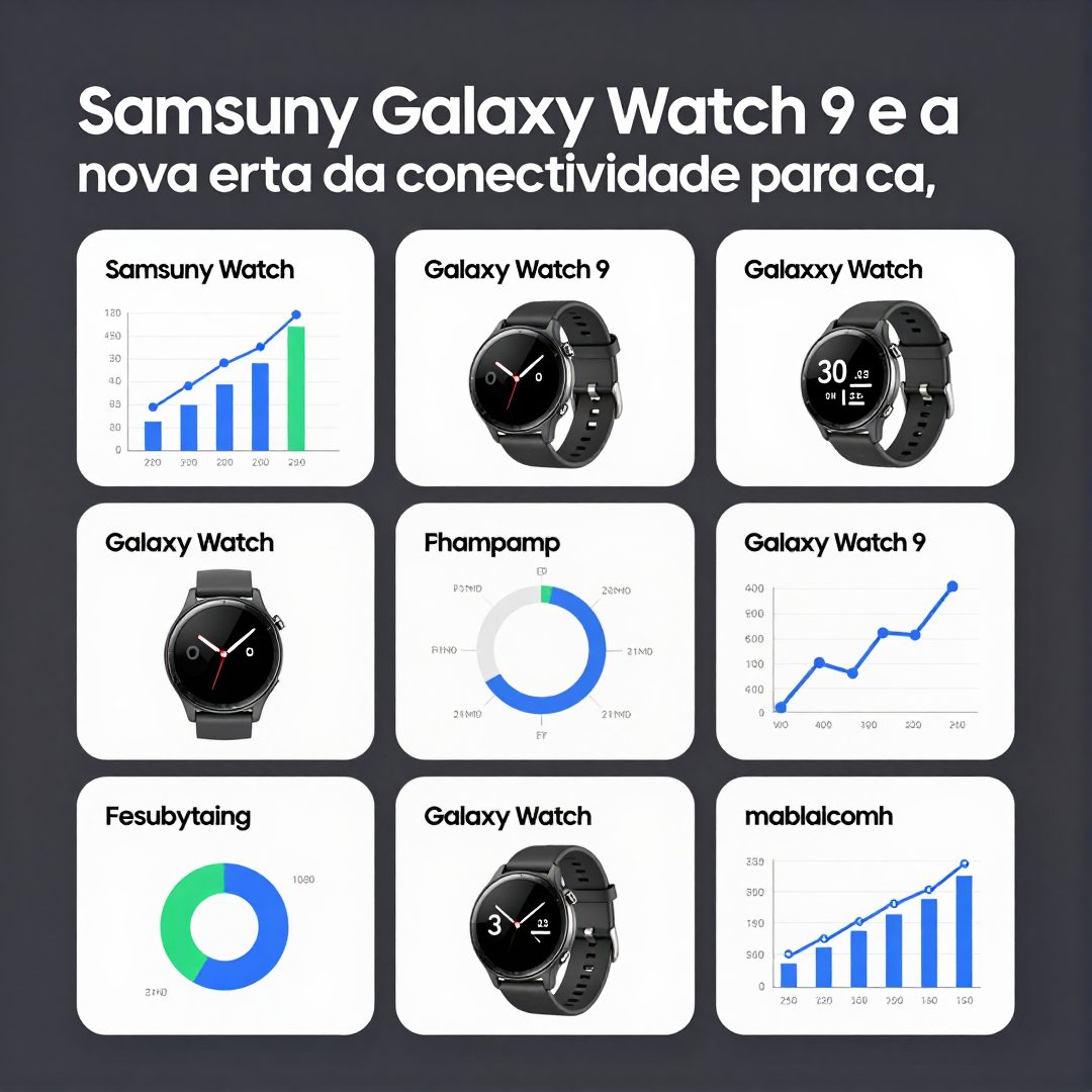 Infográfico - Samsung Galaxy Watch 9 e a nova era da conectividade para carros elétricos