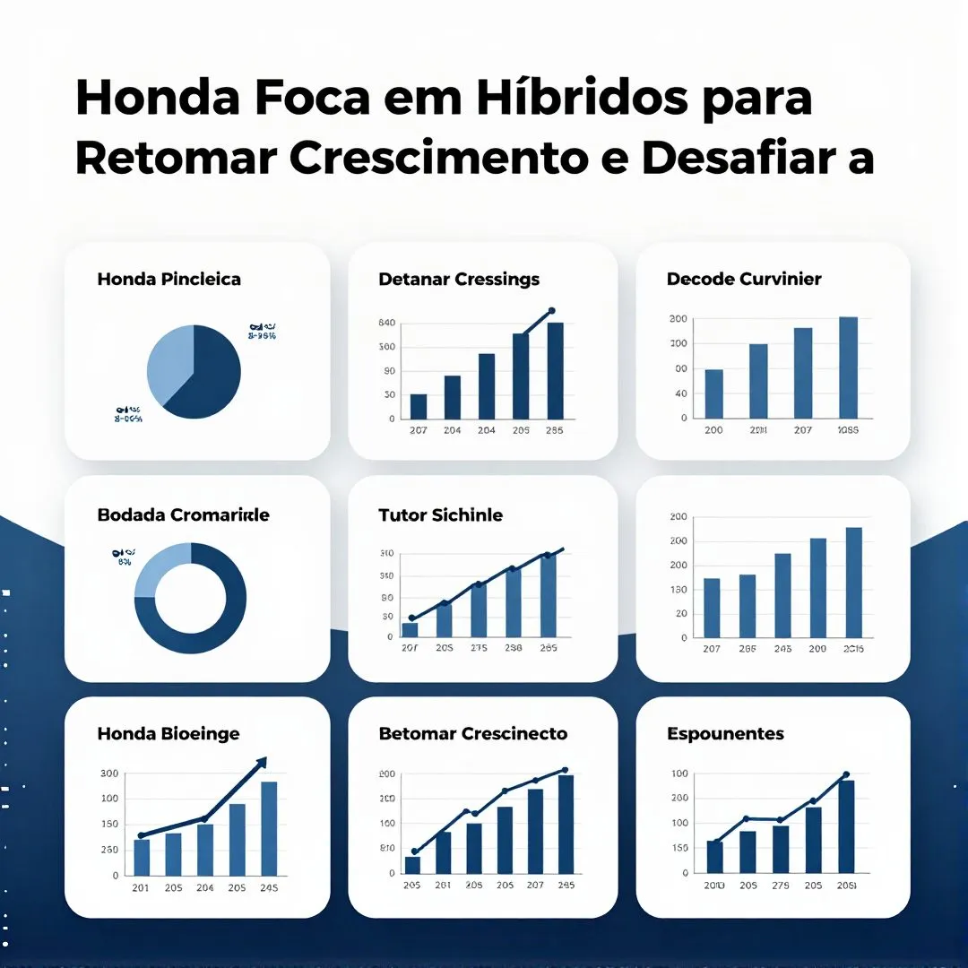 Infográfico - Honda Foca em Híbridos para Retomar Crescimento e Desafiar a Era dos Carros Elétricos