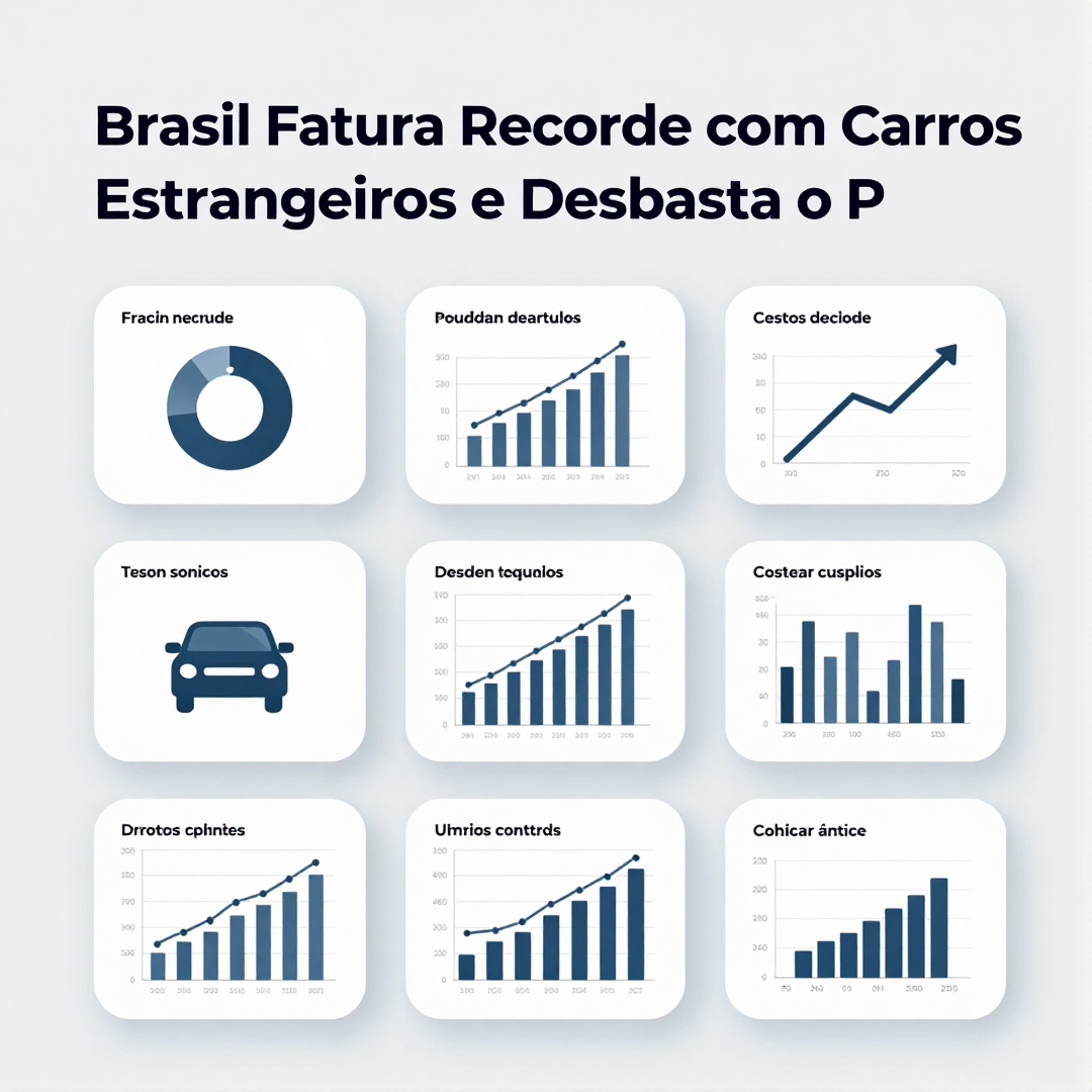 Infográfico - Brasil Fatura Recorde com Carros Estrangeiros e Desbasta o Populismo Automotivo