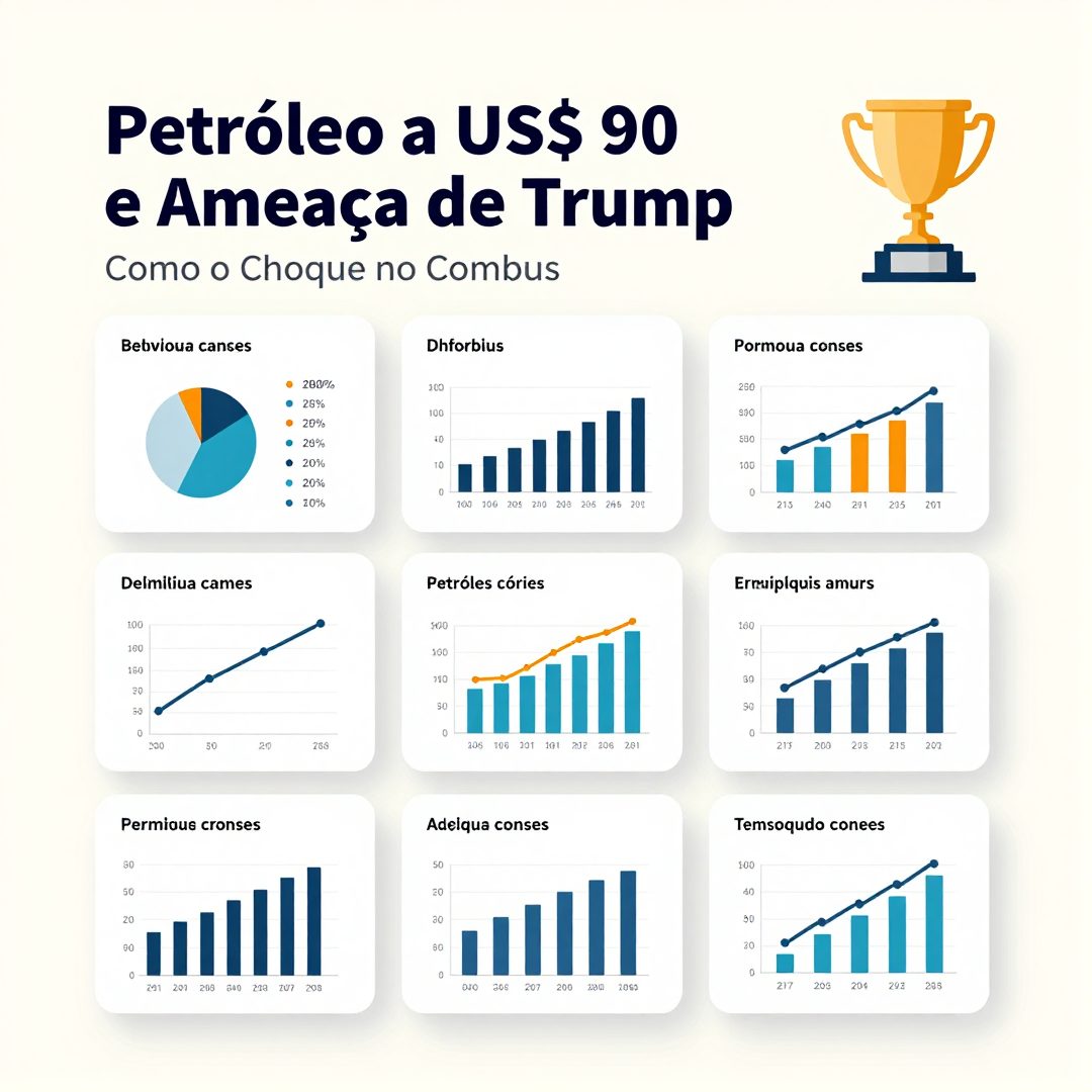 Infográfico - Petróleo a US$ 90 e Ameaça de Trump: Como o Choque no Combustível Reconfigura o Mercado Automotivo Internacional e a Est
