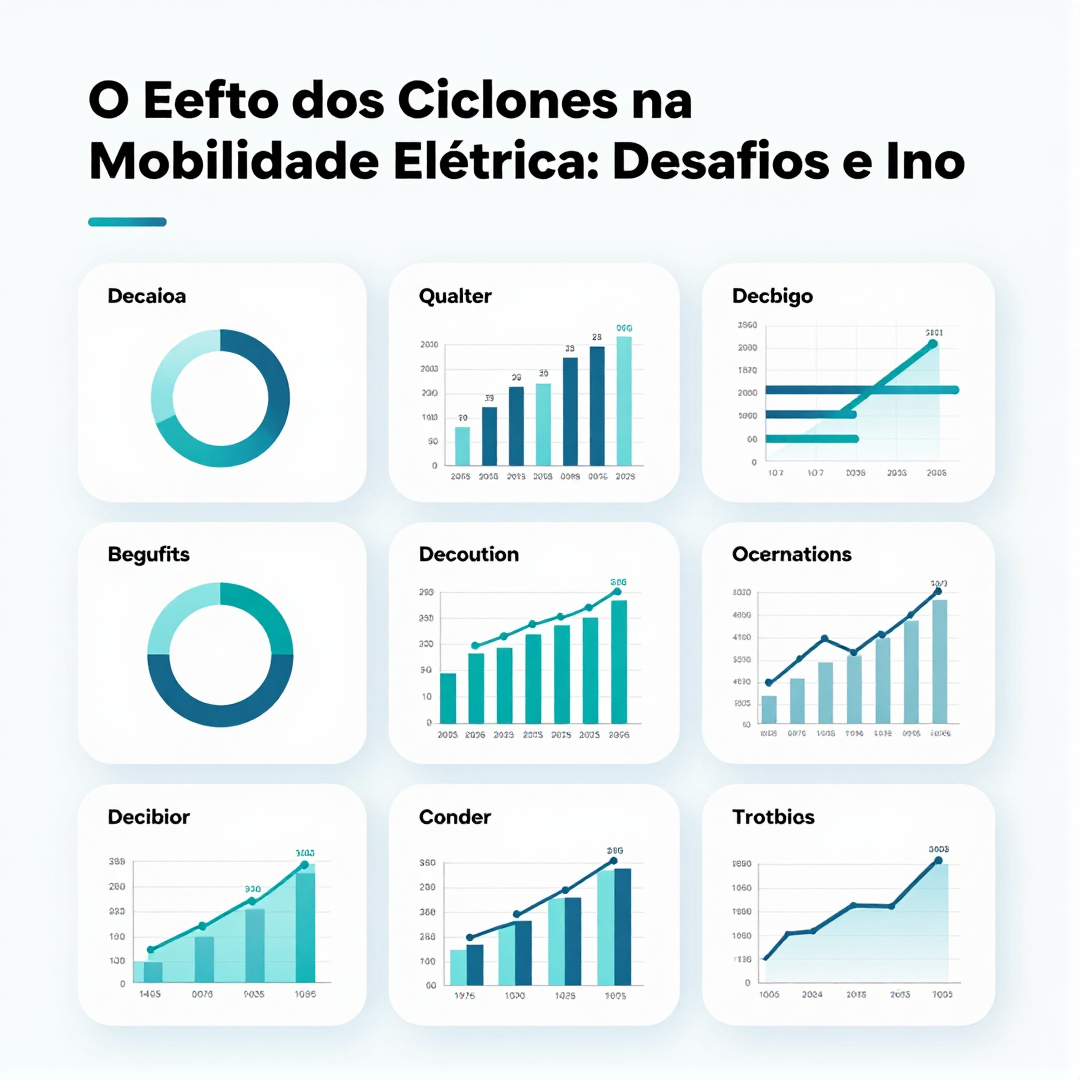 Infográfico - O Efeito dos Ciclones na Mobilidade Elétrica: Desafios e Inovações