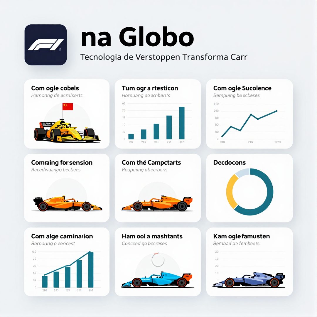 Infográfico - F1 na Globo: Como a Tecnologia de Verstappen Transforma Carros Internacionais e Elétricos