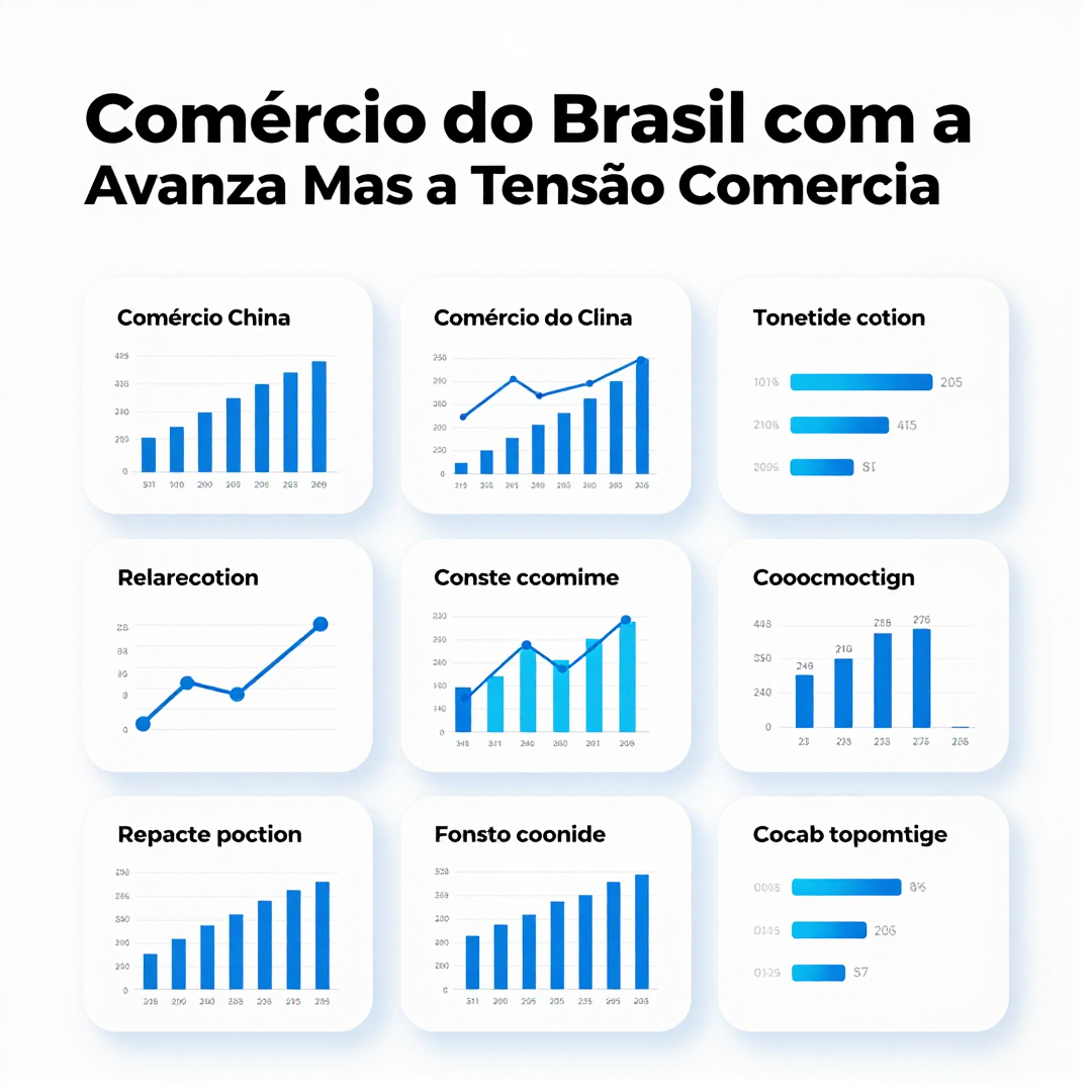 Infográfico - Comércio do Brasil com a China Avança, Mas a Tensão Comercial com os EUA Ameaça Preços de Carros Elétricos