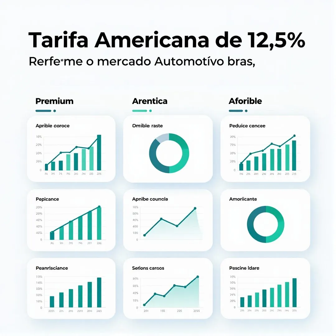 Infográfico - Tarifa americana de 12,5% redefine o mercado automotivo brasileiro e acelera a transição elétrica