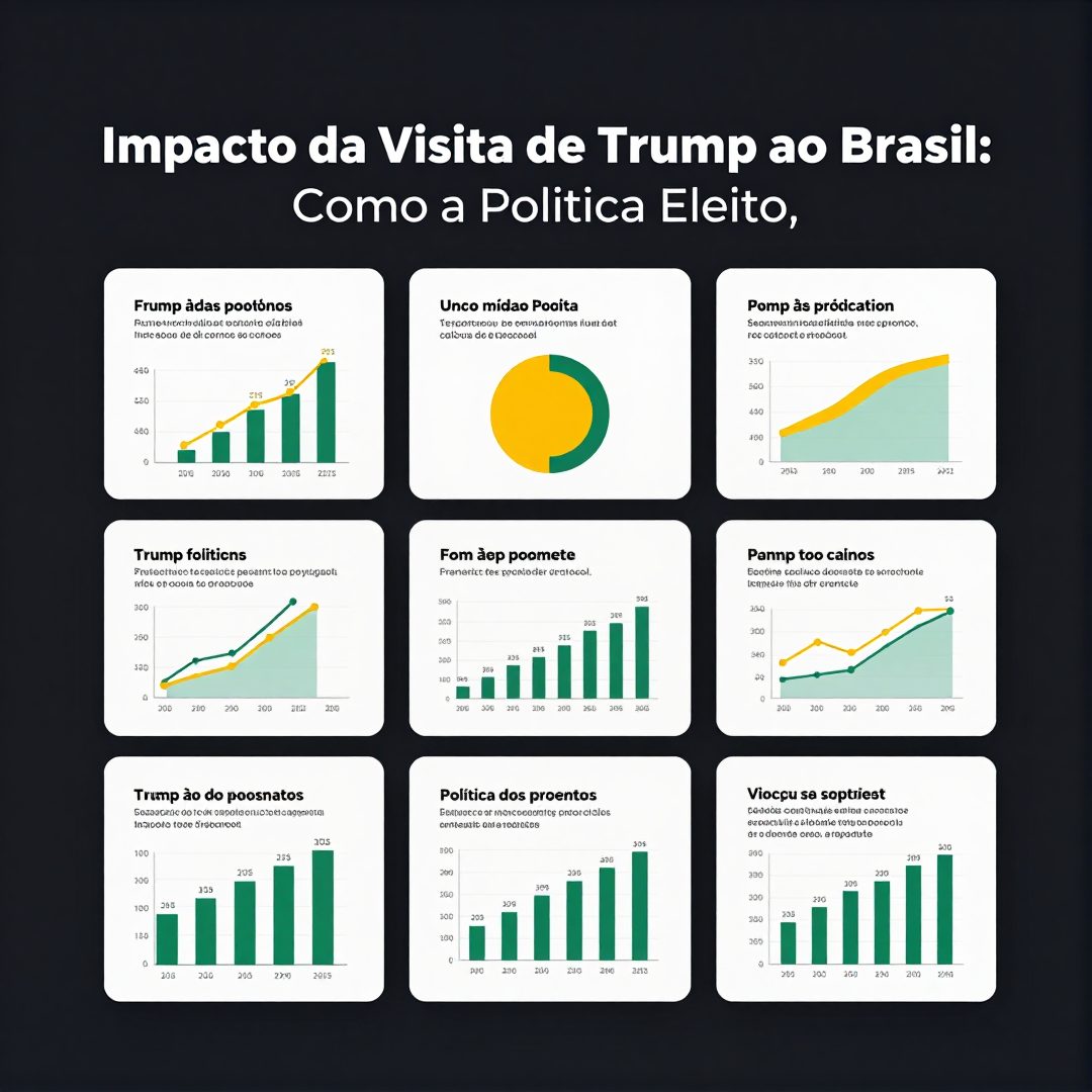 Infográfico - Impacto da Visita de Trump ao Brasil: Como a Política Eleitoral e as Tarifas Definiram o Futuro dos Carros Elétricos e H