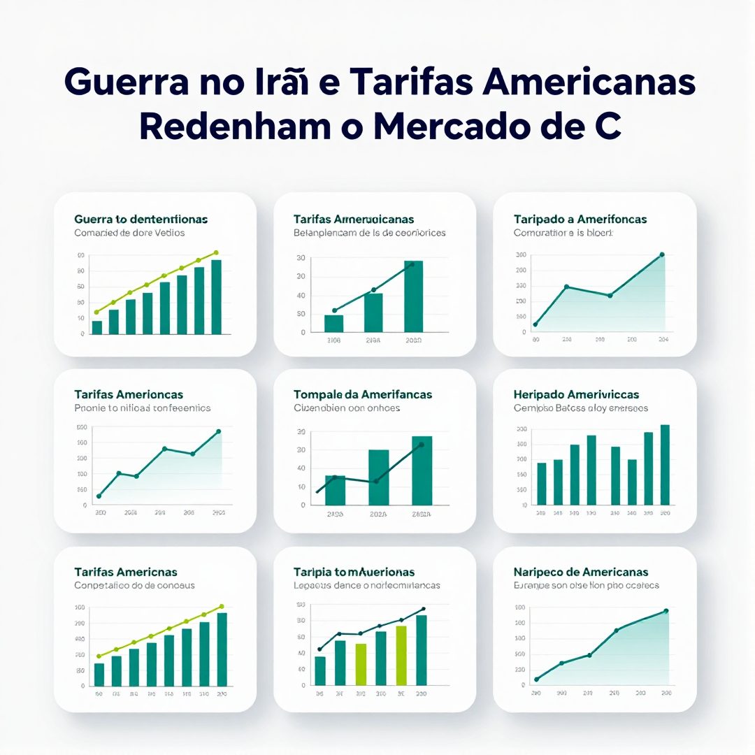Infográfico - Guerra no Irã e Tarifas Americanas Redesenham o Mercado de Carros Internacionais e Elétricos