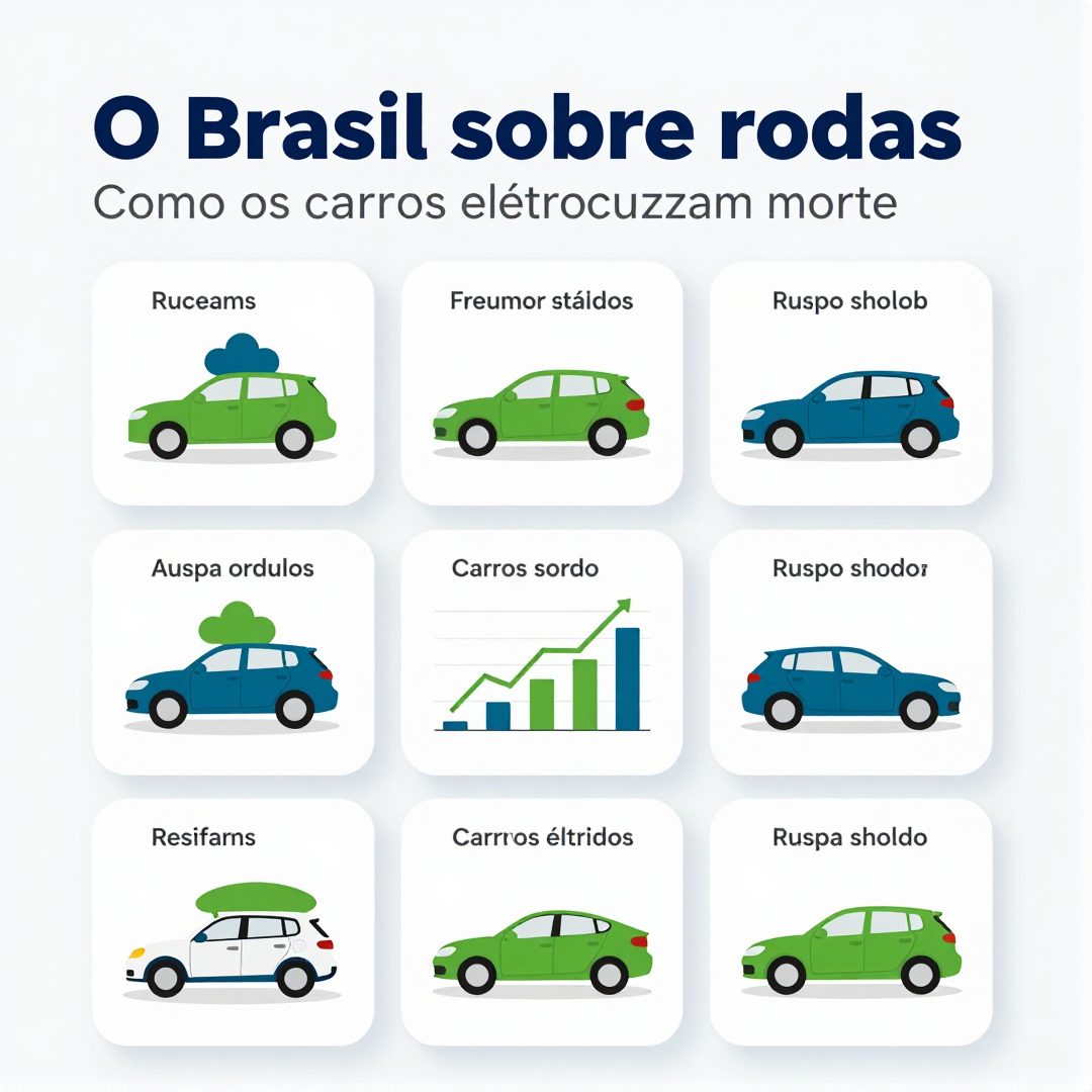 Infográfico - O Brasil sobre rodas: como os carros elétricos reduzem mortes de animais nas estradas