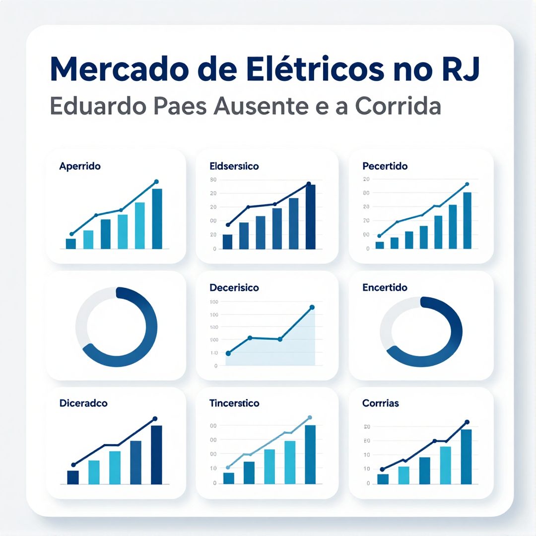 Infográfico - Mercado de Elétricos no RJ: Eduardo Paes Ausente e a Corrida contra o Tempo na Mobilidade Verde