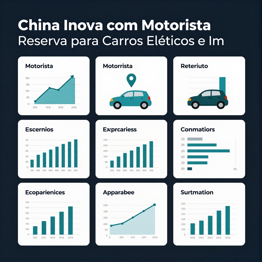 Infográfico - China Inova com Motorista Reserva para Carros Elétricos e Impacta o Mercado Global