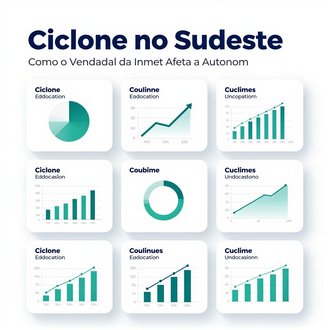 Infográfico - Ciclone no Sudeste: Como o Vendaval da Inmet Afeta a Autonomia dos Carros Elétricos Internacionais
