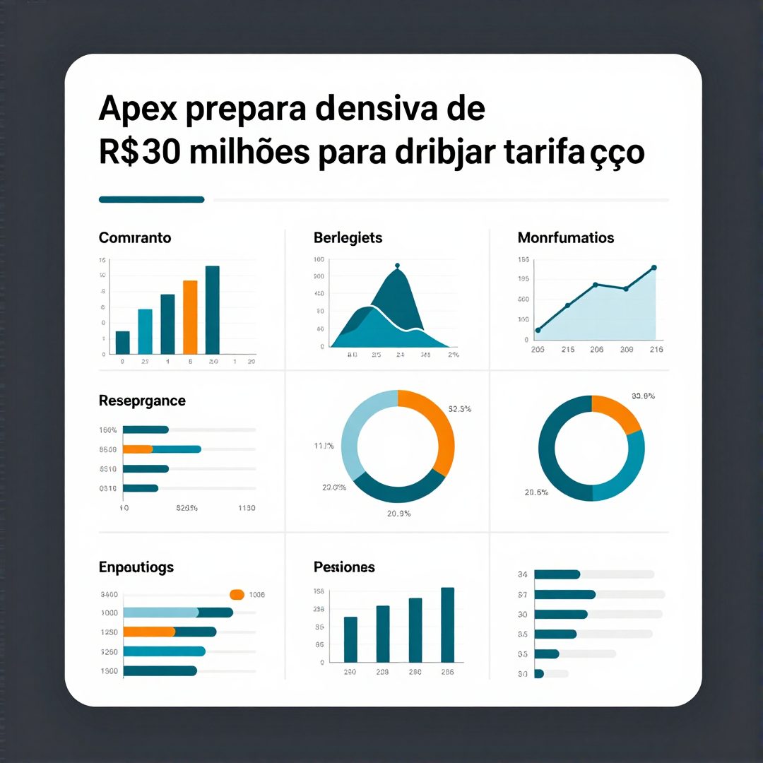 Infográfico - Apex prepara ofensiva de R$ 30 milhões para dribjar tarifaço e manter mercado nos EUA