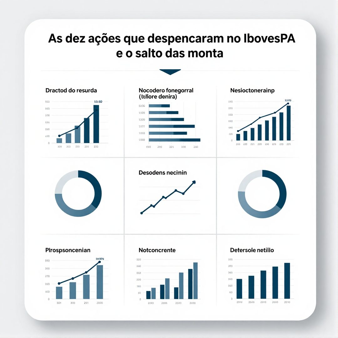 Infográfico - As dez ações que despencaram no IbovesPA e o salto das montadoras elétricas globais