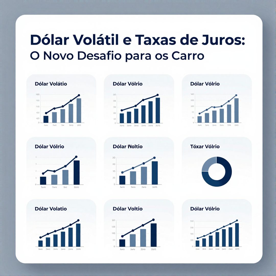 Infográfico - Dólar Volátil e Taxas de Juros: O Novo Desafio para os Carros Internacionais e Elétricos no Brasil