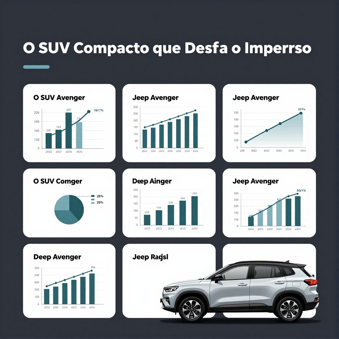 Infográfico - Jeep Avenger no Brasil: O SUV Compacto que Desafia o Império Chinês com Preço Agressivo
