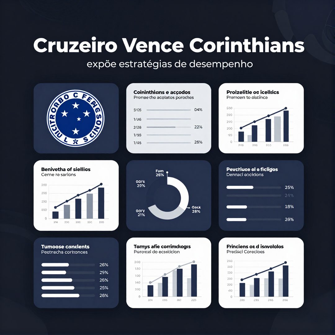 Infográfico - Cruzeiro vence Corinthians e expõe estratégias de desempenho de motores híbridos