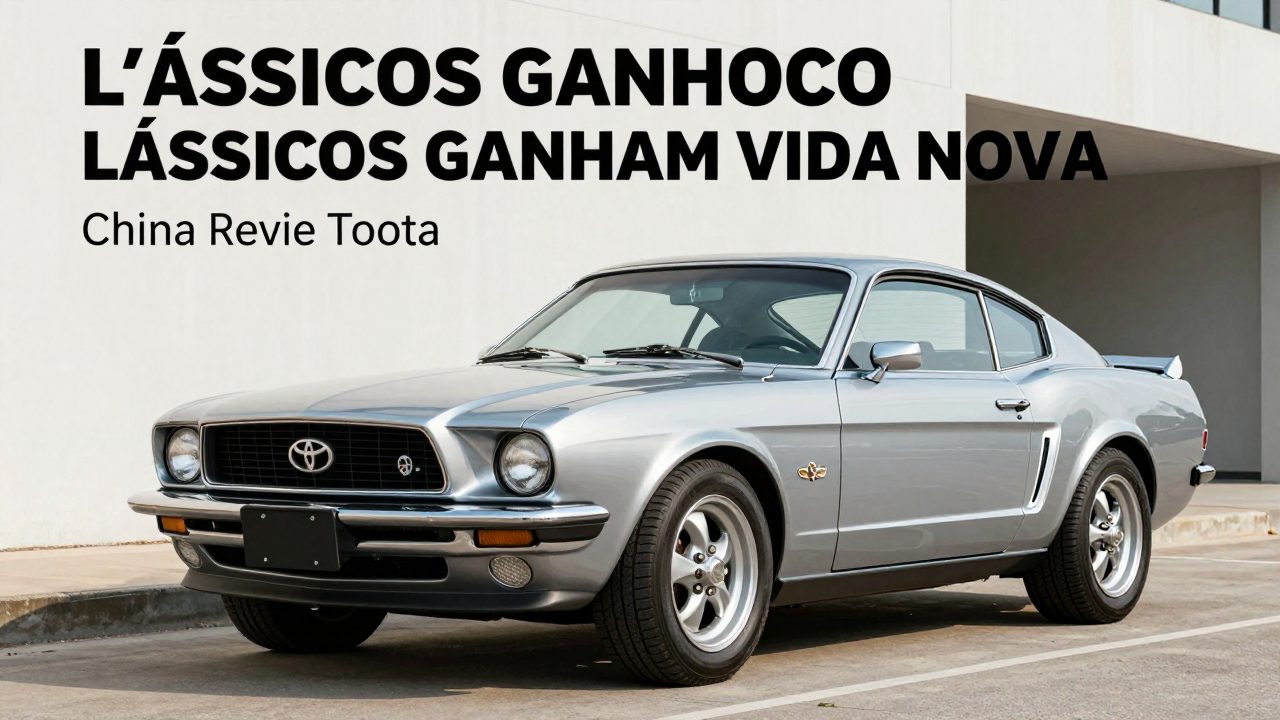 Clássicos ganham vida nova: China revive Toyota e Mustang com foco em eletrificação