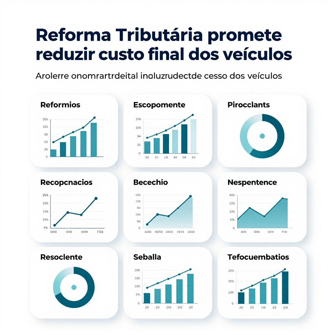 Infográfico - Reforma tributária promete reduzir custo final dos veículos internacionais no mercado brasileiro atual