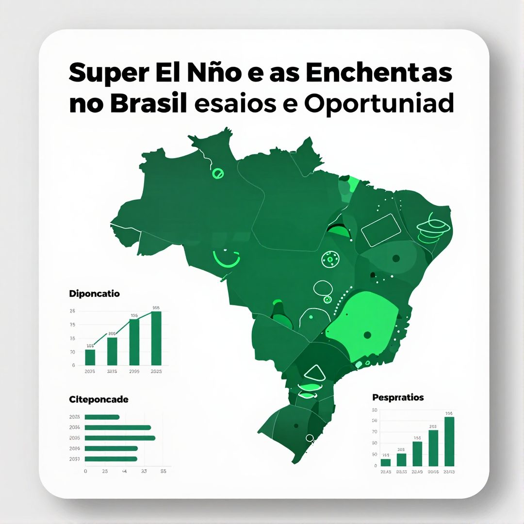 Infográfico - Super El Niño e as Enchentes no Brasil: Desafios e Oportunidades para a Mobilidade Elétrica