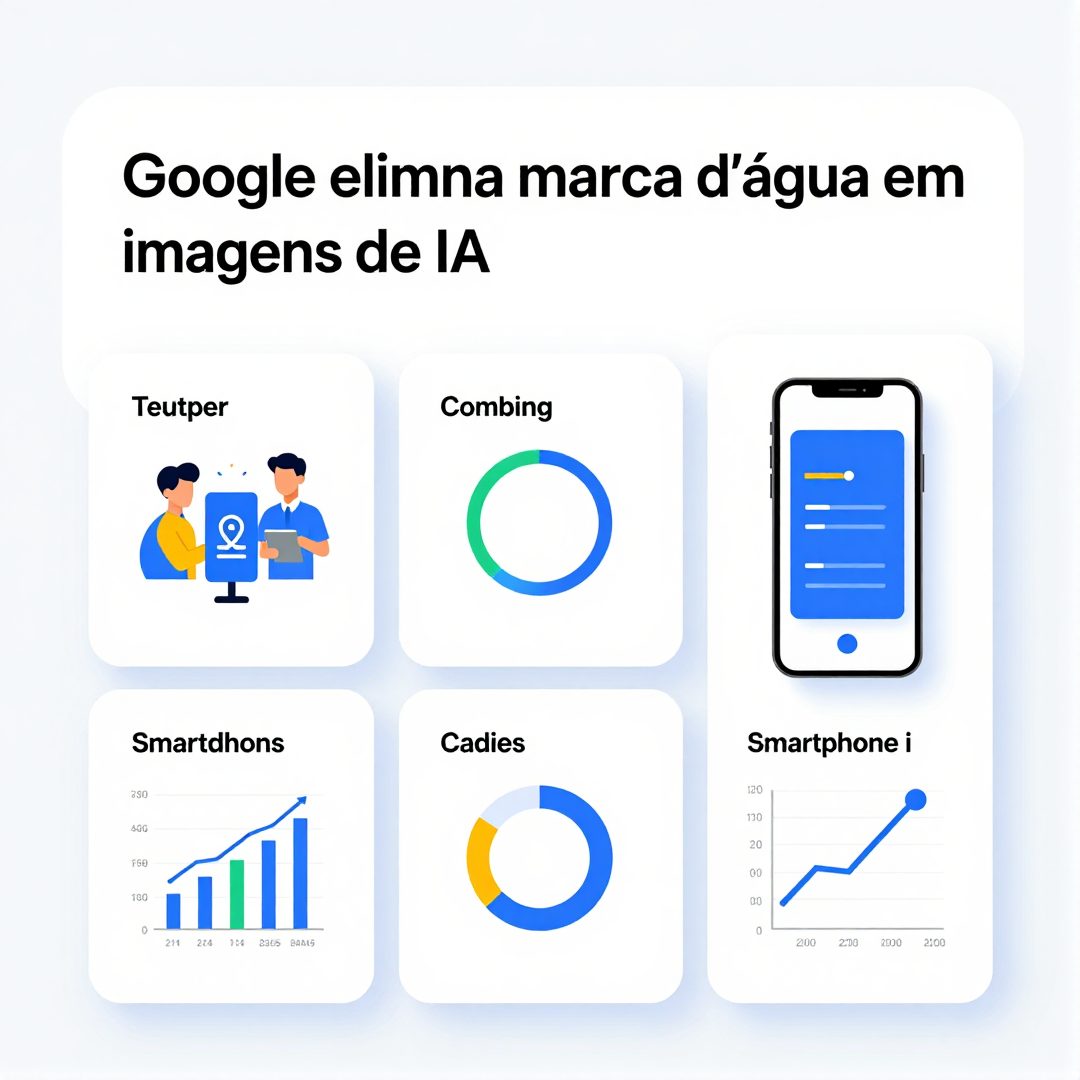 Infográfico - Google elimina marca d'água em imagens de IA e smartphones impulsionam câmeras veiculares