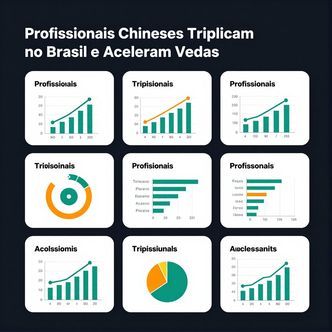 Infográfico - Profissionais Chineses Triplicam no Brasil e Aceleram Vendas de SUVs e Híbridos