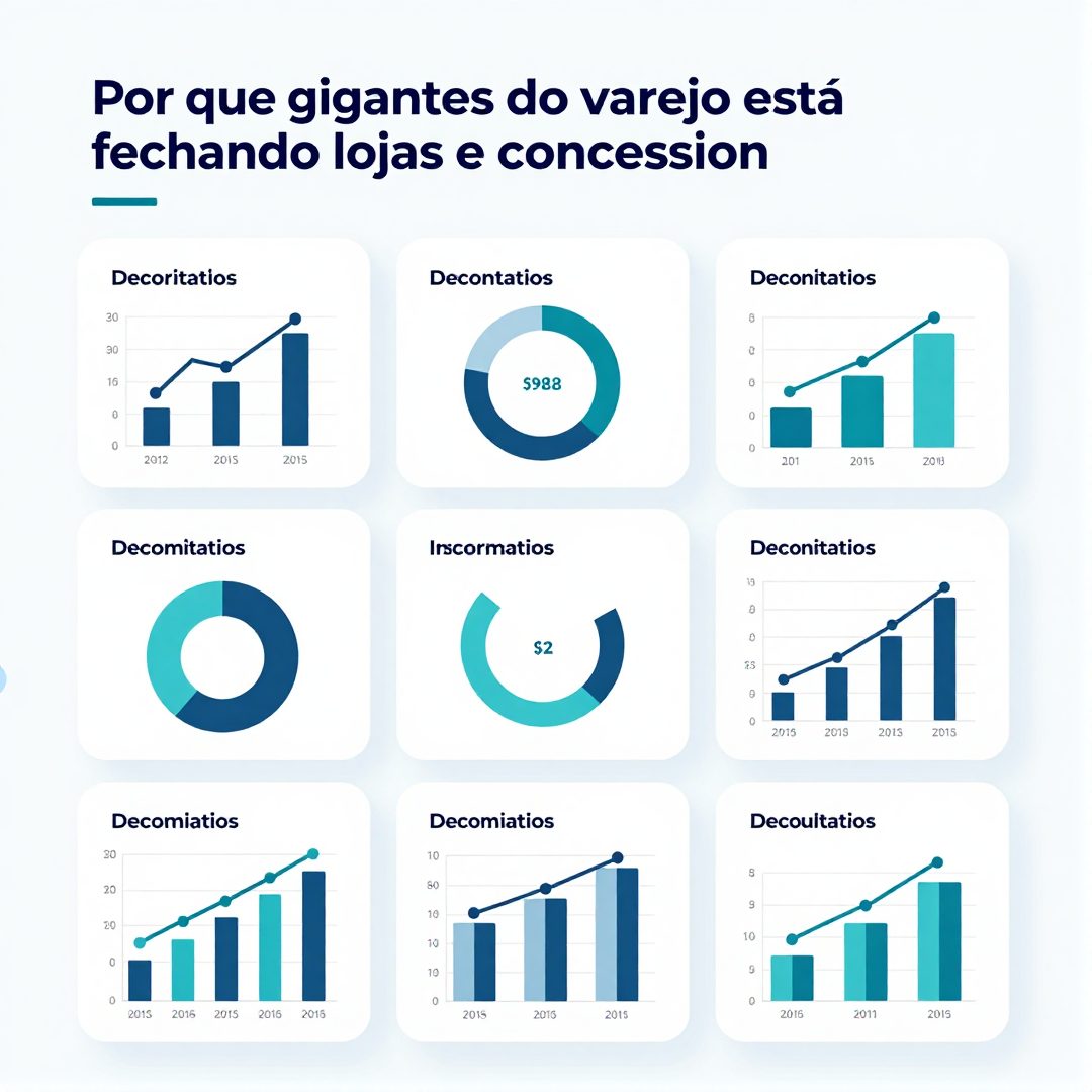 Infográfico - Por que gigantes do varejo estão fechando lojas e concessionárias apostam em modelos elétricos