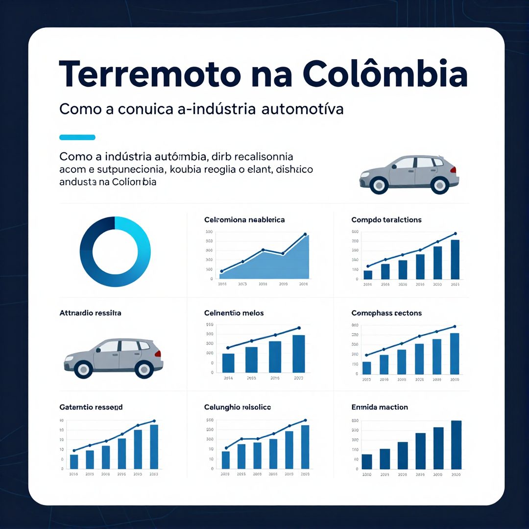 Infográfico - Terremoto na Colômbia alerta: como a indústria automotiva brasileira se prepara para futuros abalos