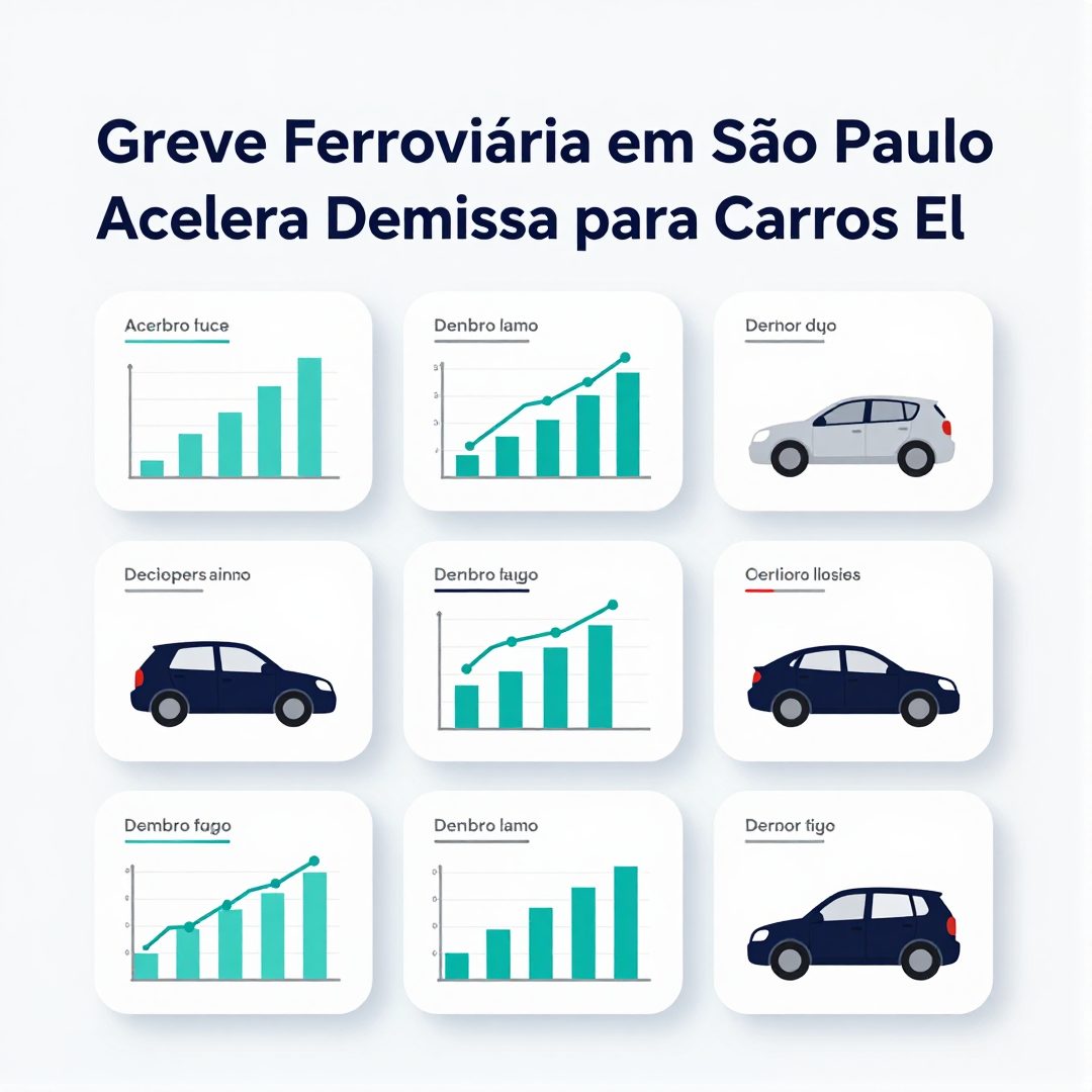 Infográfico - Greve Ferroviária em São Paulo Acelera Demanda por Carros Elétricos e Impacta Logística de Modelos Internacionais
