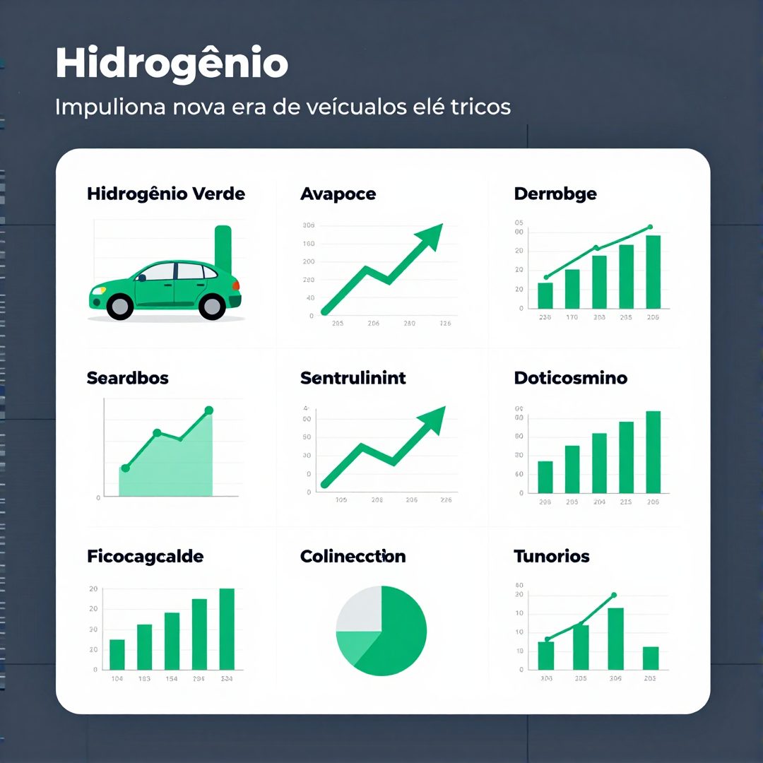 Infográfico - Hidrogênio verde impulsiona nova era de veículos elétricos e caminhões no Brasil