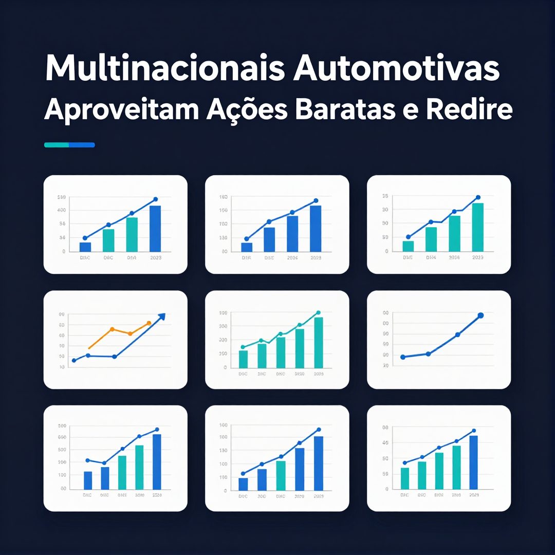 Infográfico - Multinacionais Automotivas Aproveitam Ações Baratas e Redirecionam Capital para a Era Elétrica na América Latina