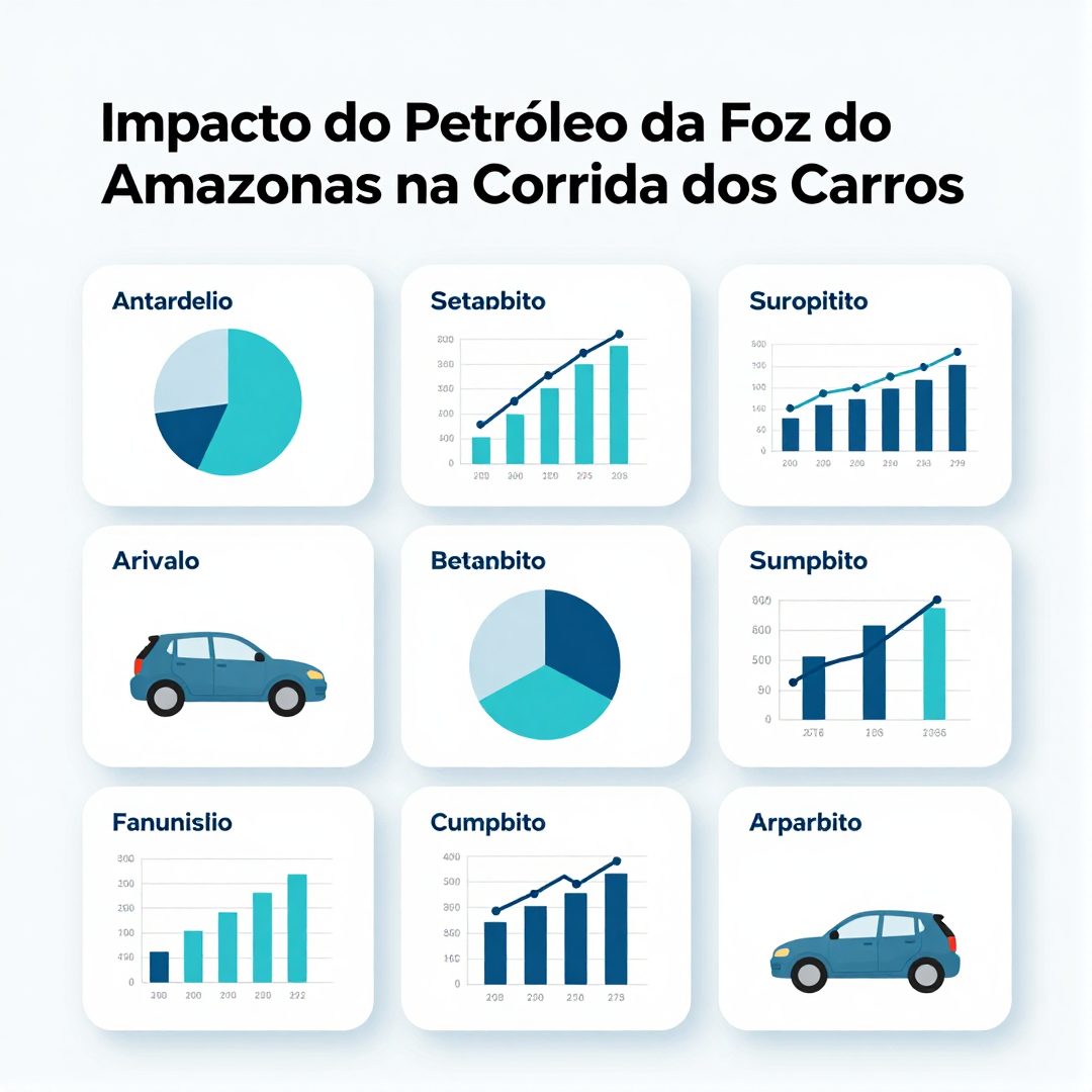 Infográfico - Impacto do Petróleo da Foz do Amazonas na Corrida dos Carros Elétricos no Brasil