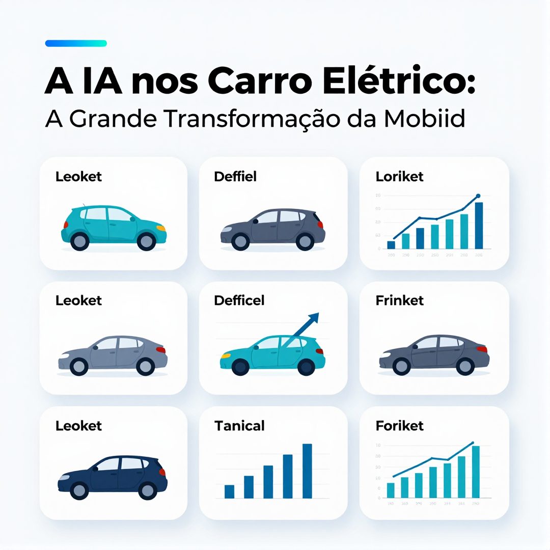 Infográfico - A IA nos Carros Elétricos: A Grande Transformação da Mobilidade Global em 2026