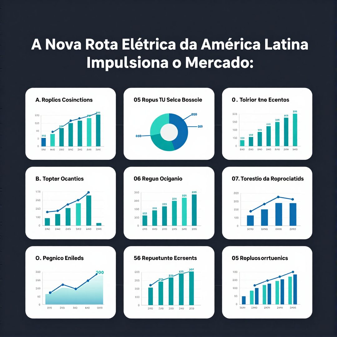 Infográfico - A Nova Rota Elétrica da América Latina Impulsiona o Mercado de Veículos Comerciais