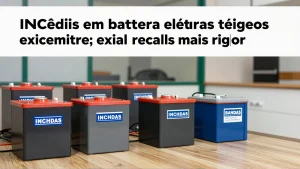 Incndios em batterias eltricas exigem recalls mais rigorosos para proteger consu