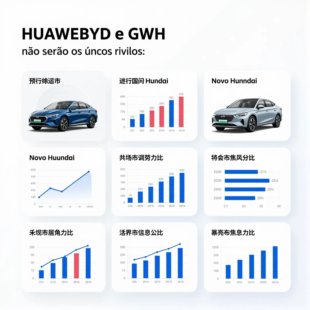 Infográfico - Huawei BYD e GWM não serão os únicos rivais: o Novo Hyundai Creta ganha dimensões para resistir ao mercado