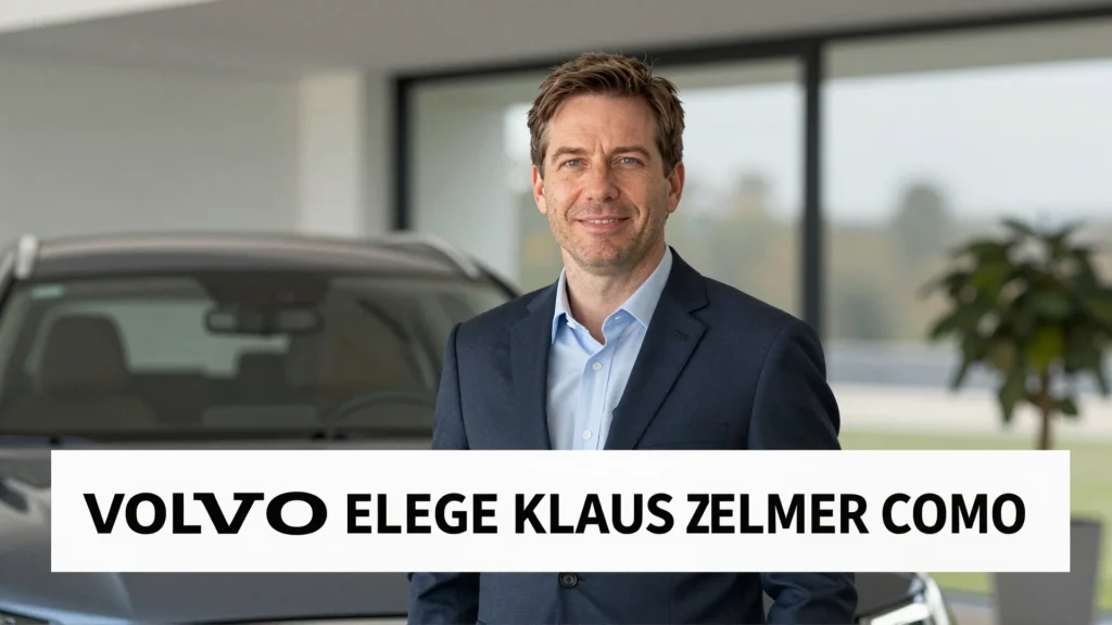 Volvo Cars elege Klaus Zellmer como novo presidente global do grupo automobilsti