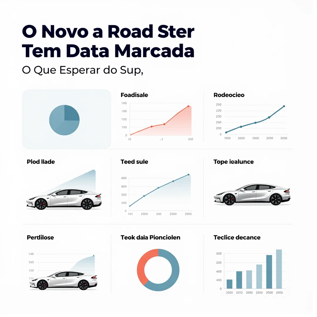 Infográfico - O Novo Tesla Roadster Tem Data Marcada: O Que Esperar do Superesportivo Elétrico