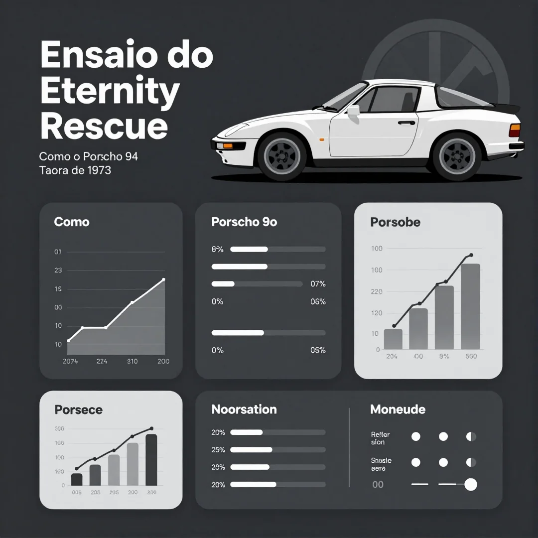 Infográfico - Ensaio do Eternity Rescue: Como um Porsche 944 Targa de 1973 se tornou o símbolo da preservação automobilística no Brasi
