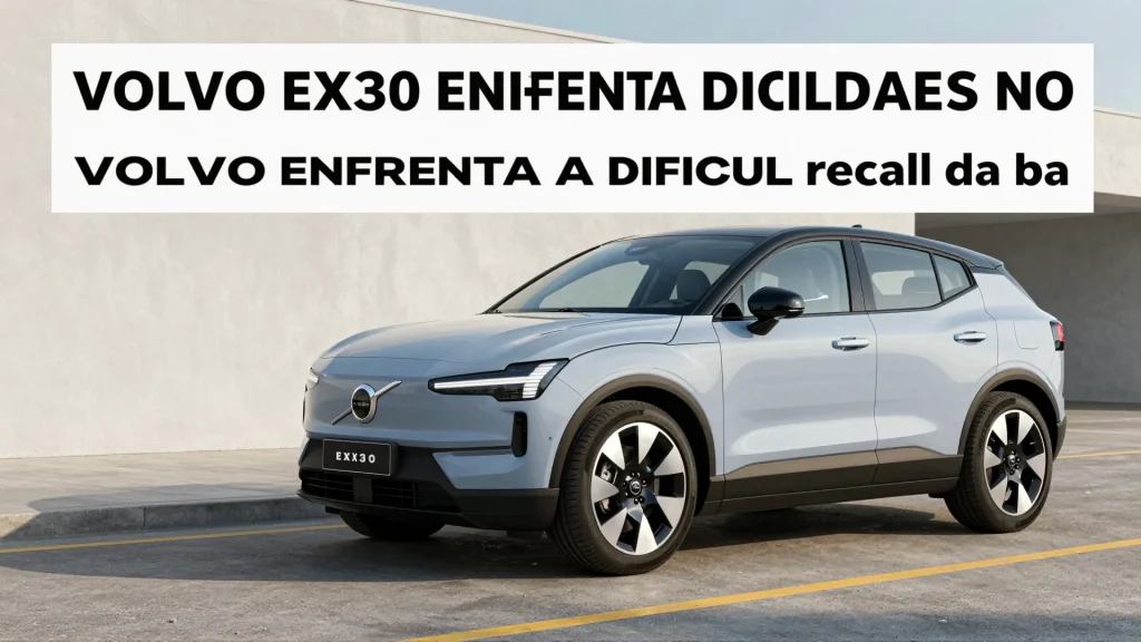Volvo EX30 enfrenta dificuldades no processo de recall da bateria e os donos pre