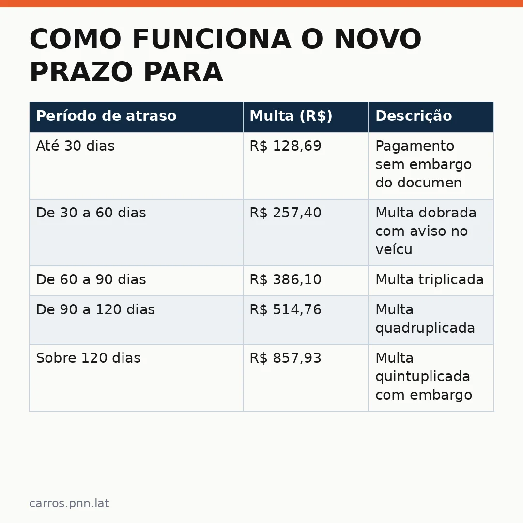 Infográfico - Como Funciona o Novo Prazo para CNH Vencida: Guia Completo