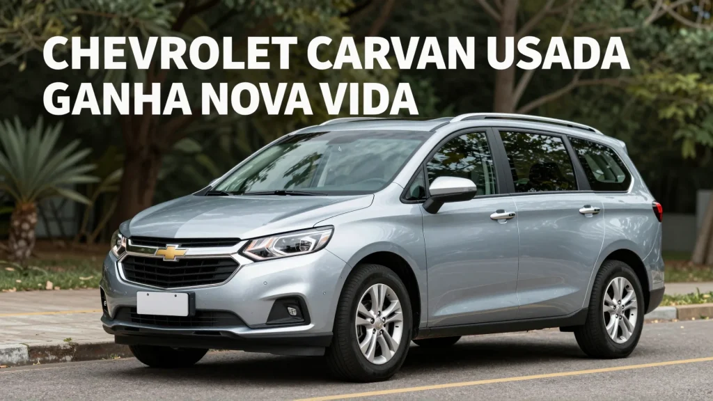 Chevrolet Caravan usada ganha nova vida o fenmeno da eletrificao de veculos anti