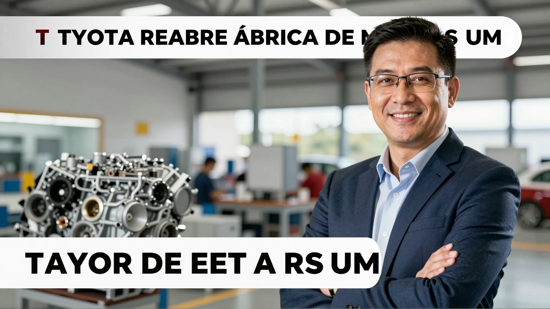 Toyota reabre fábrica de motores um ano após destruição por tempestade