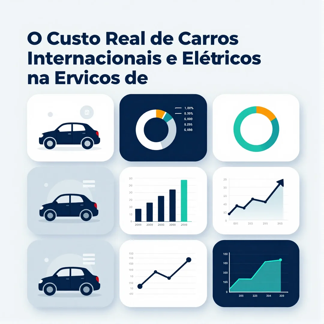 Infográfico - O Custo Real de Carros Internacionais e Elétricos na Era de Destoxificação Monedária