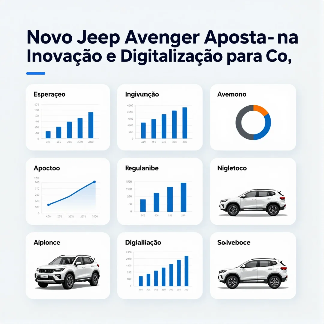 Infográfico - Novo Jeep Avenger Aposta na Inovação e Digitalização Para Conquistar o Brasil