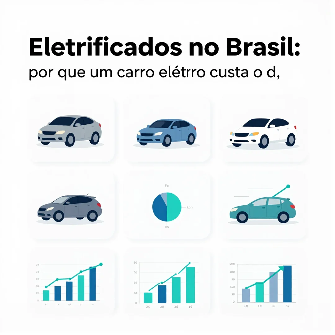 Infográfico - Eletrificados no Brasil: por que um carro elétrico custa o dobro nos EUA? O impacto da carga tributária na importação de